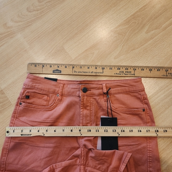 NWT Dear John Soft Stretch Denim Chalk Pink Orange Terracotta Shorts. Size 29. - Picture 5 of 16